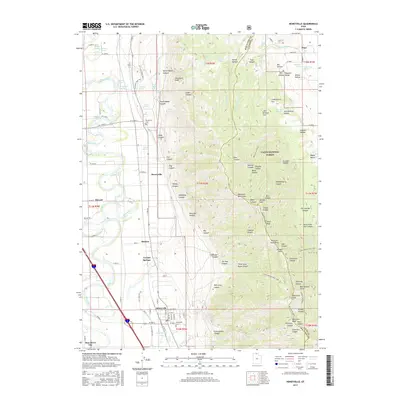 2017 Map of Honeyville, 2017 Print