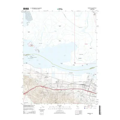 2015 Map of Honker Bay, 2015 Print