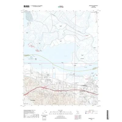 2018 Map of Honker Bay, 2018 Print
