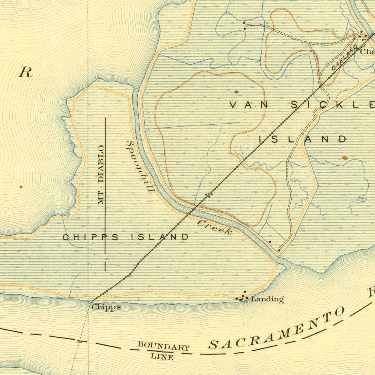 1918 Map of Honker Bay, Solano County, CA — High-Res | Pastmaps