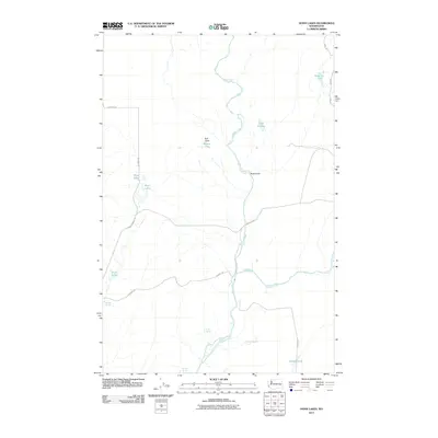 2011 Map of Honn Lakes, 2011 Print