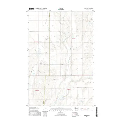 2017 Map of Honn Lakes, 2017 Print