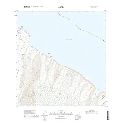 2017 Map of Honokane, 2017 Print
