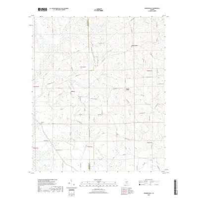 2018 Map of Honoraville, 2018 Print