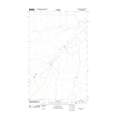 2011 Map of Hoodoo Hill, 2011 Print