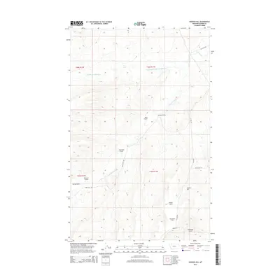 2014 Map of Hoodoo Hill, 2014 Print