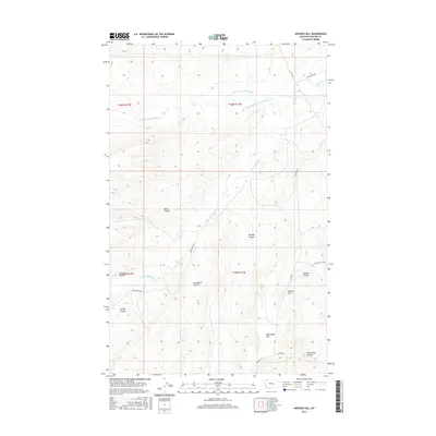2017 Map of Hoodoo Hill, 2017 Print