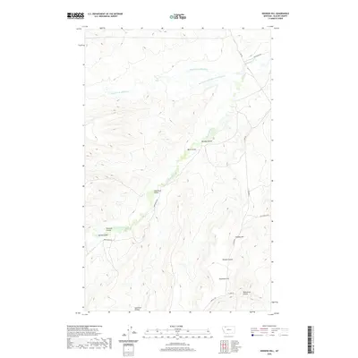 2020 Map of Hoodoo Hill, 2020 Print