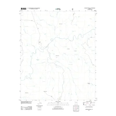 2011 Map of Hoodoo Knoll, 2011 Print