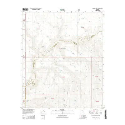 2014 Map of Hoodoo Knoll, 2014 Print