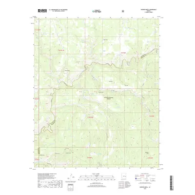 2018 Map of Hoodoo Knoll, 2018 Print