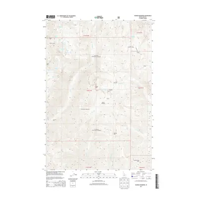 2013 Map of Hoodoo Meadows, 2013 Print