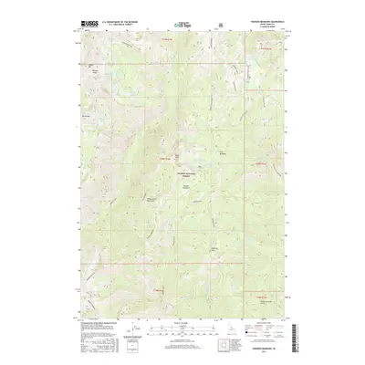2017 Map of Hoodoo Meadows, 2017 Print