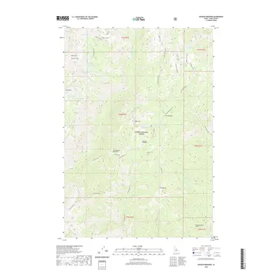 2020 Map of Hoodoo Meadows, 2020 Print