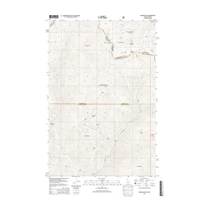 2013 Map of Hoodoo Pass, 2013 Print