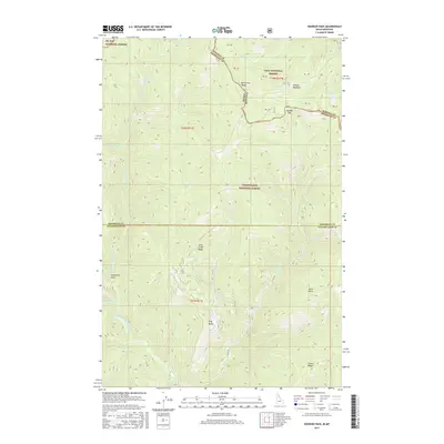 2017 Map of Hoodoo Pass, 2017 Print