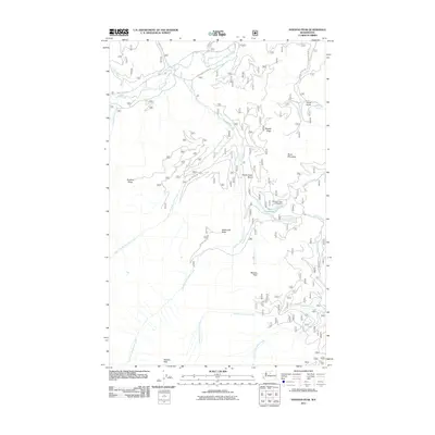 2011 Map of Hoodoo Peak, 2011 Print