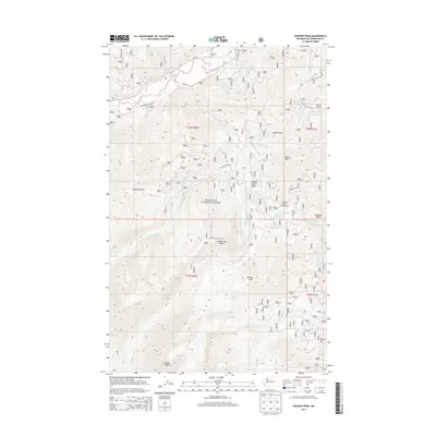 2014 Map of Hoodoo Peak, 2014 Print