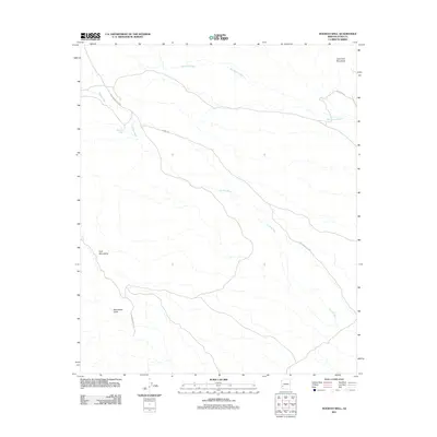 2011 Map of Hoodoo Well, 2011 Print