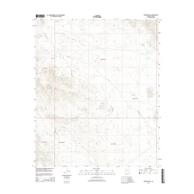 2014 Map of Hoodoo Well, 2014 Print