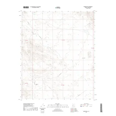 2018 Map of Hoodoo Well, 2018 Print