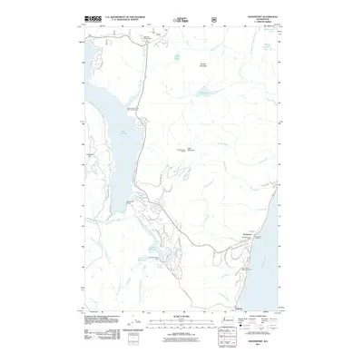 2011 Map of Hoodsport, 2011 Print
