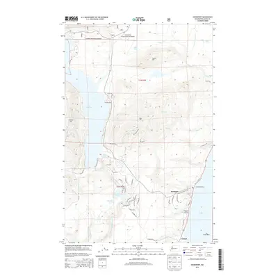 2014 Map of Hoodsport, 2014 Print