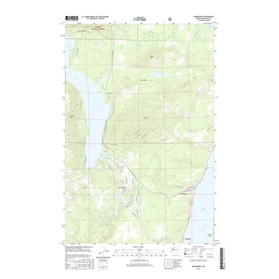 2017 Map of Hoodsport, 2017 Print