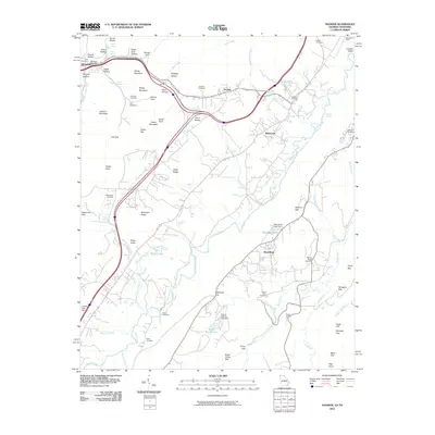 2010 Map of Hooker, 2010 Print