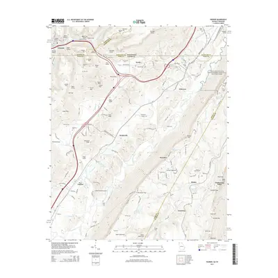2014 Map of Hooker, 2014 Print