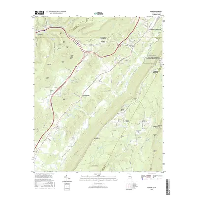 2017 Map of Hooker, 2017 Print