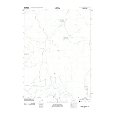 2010 Map of Hooker Mountain, 2010 Print