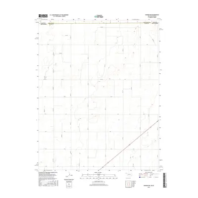 2016 Map of Hooker NW, 2016 Print