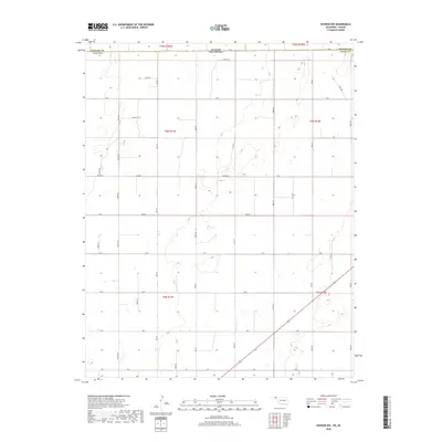 2018 Map of Hooker NW, 2018 Print