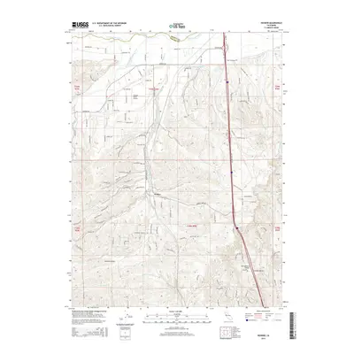 2015 Map of Hooker, 2015 Print