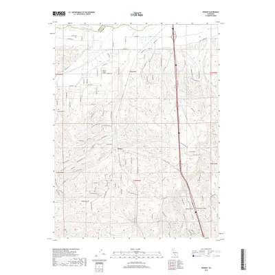 2018 Map of Hooker, 2018 Print