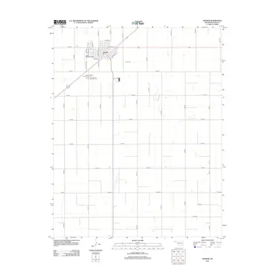 2012 Map of Hooker, 2012 Print