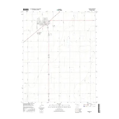 2016 Map of Hooker, 2016 Print