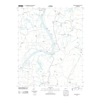 2010 Map of Hookers Bend, 2010 Print