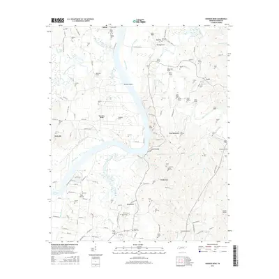 2016 Map of Hookers Bend, 2016 Print
