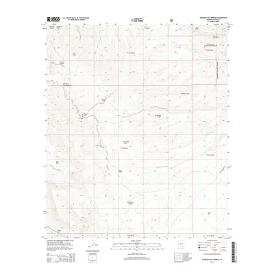 2014 Map of Hookers Hot Springs, 2014 Print