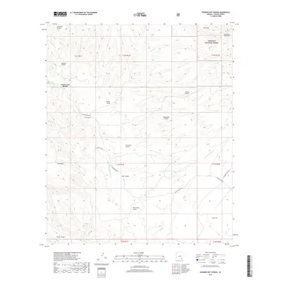 2018 Map of Hookers Hot Springs, 2018 Print