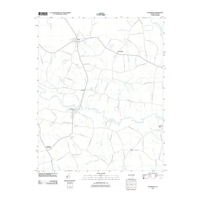 2010 Map of Hookerton, 2010 Print