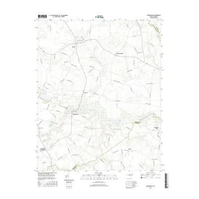 2016 Map of Hookerton, 2016 Print