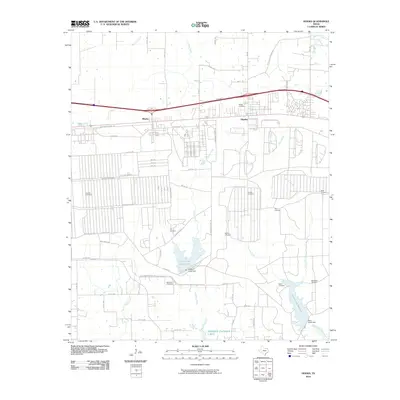 2010 Map of Hooks, 2010 Print