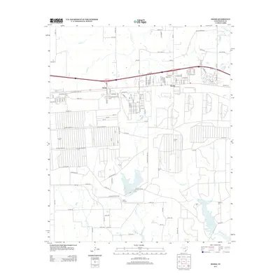 2012 Map of Hooks, 2012 Print