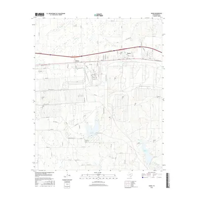 2016 Map of Hooks, 2016 Print