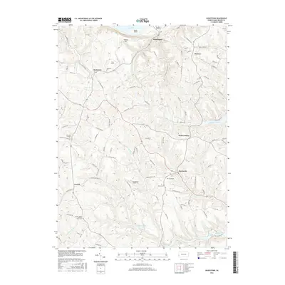 2016 Map of Hookstown, 2016 Print