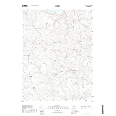 2019 Map of Hookstown, 2019 Print