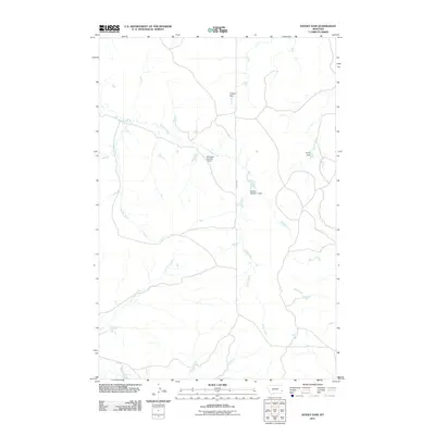 2011 Map of Hooky Dam, 2011 Print